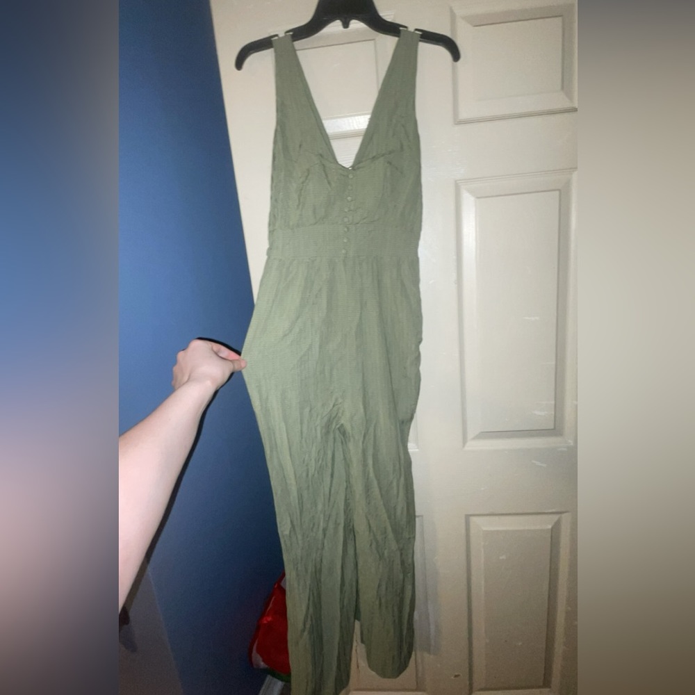 Sage green jumpsuit